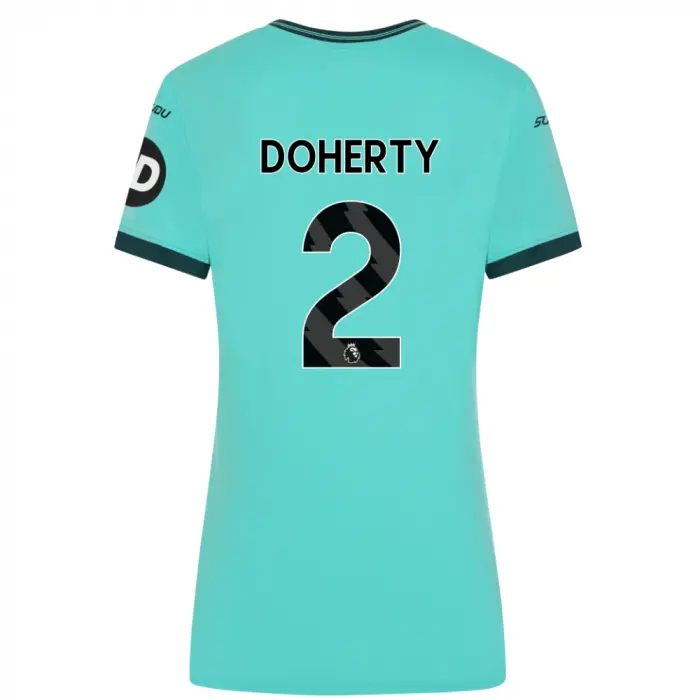 Wolverhampton Wanderers Shop | 2025-26 Wolves Away Shirt – Womens DOHERTY 2 Wolverhampton Wanderers Merchandise
